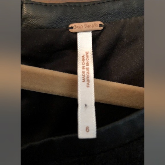 Free People Black Flounce Dress Size 6 - Picture 4 of 5